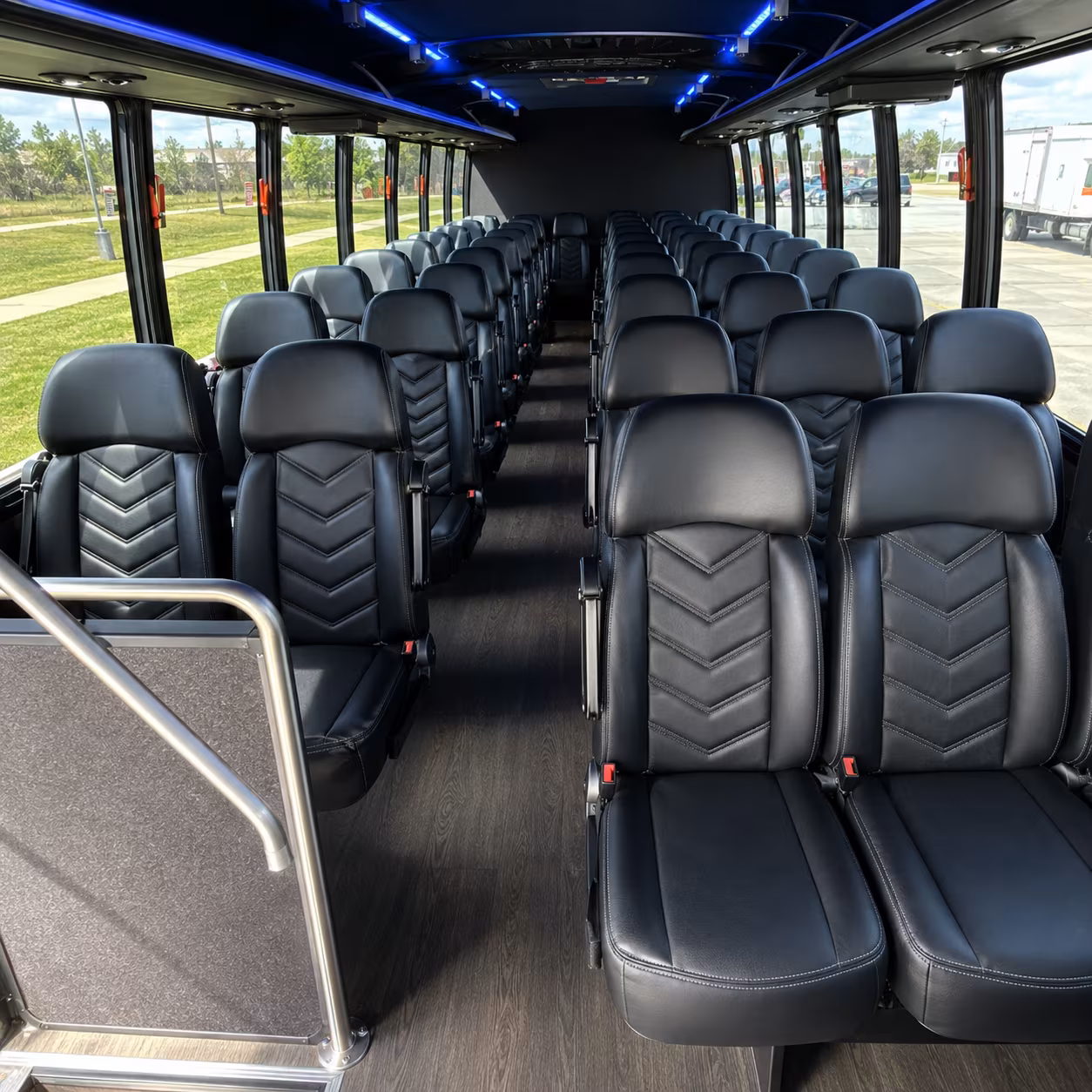 la mirada school event transportation onboard seating