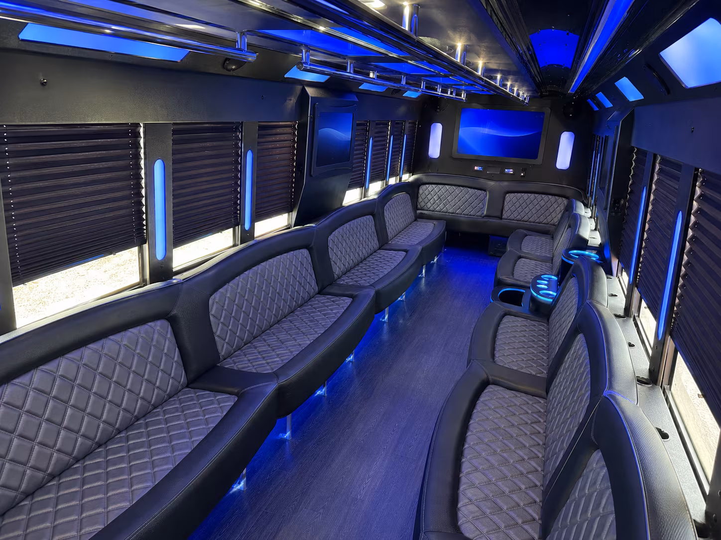 party bus transportation for la mirada prom night