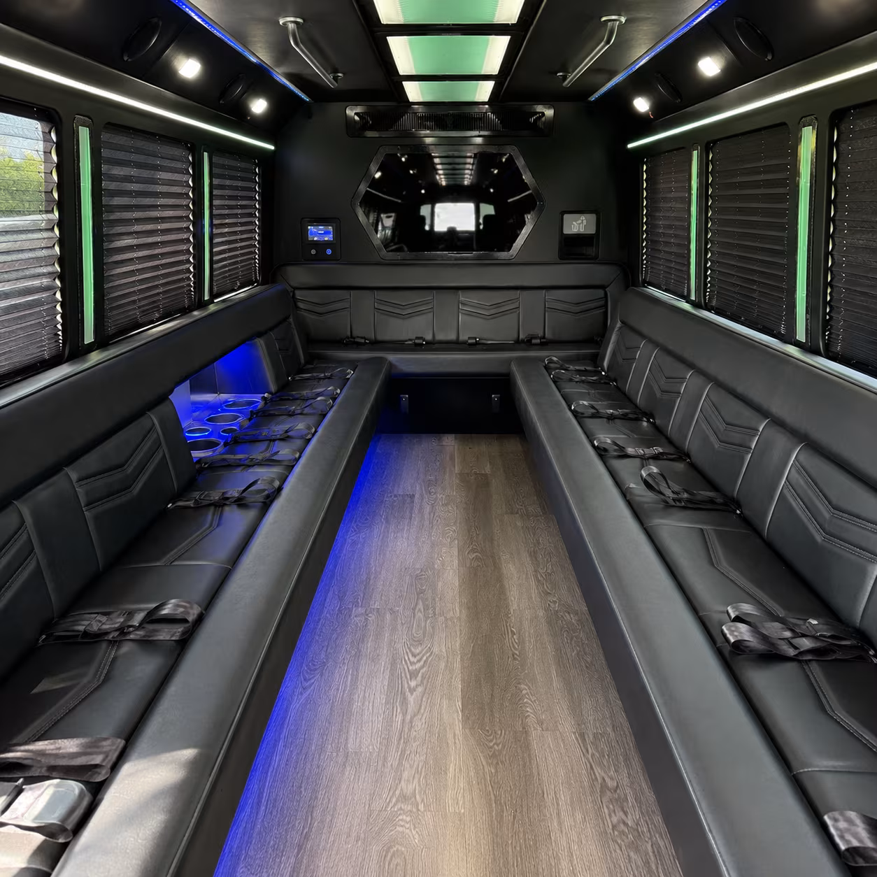 ring in the new year on a la mirada party bus