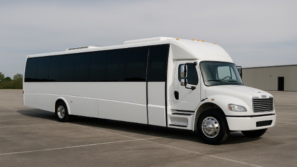 Exterior of Charter Bus Company La Mirada's 18 Passenger Minibus in La Mirada