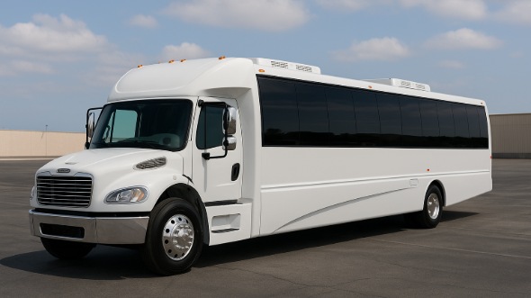 Exterior of Charter Bus Company La Mirada's 30 Passenger Minibus in La Mirada