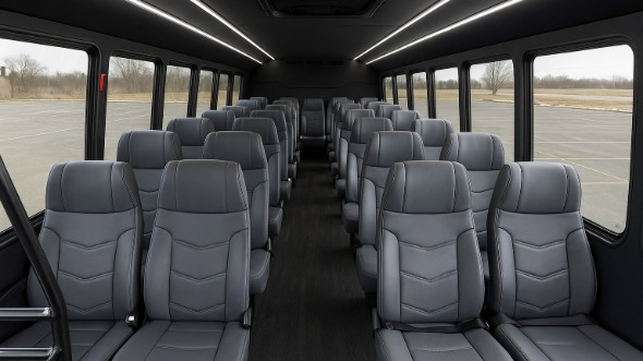 la mirada 15 passenger minibus inside
