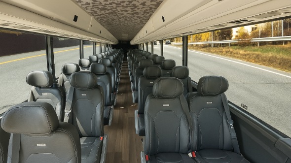 la mirada 20 passenger minibus inside