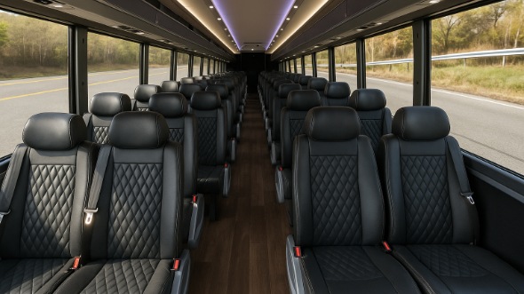 la mirada 25 passenger minibus inside