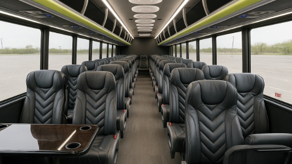 la mirada 30 passenger minibus inside