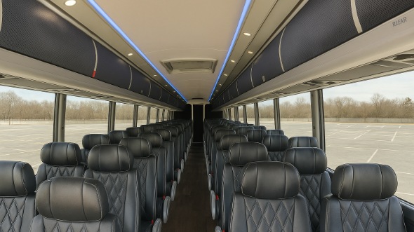 la mirada 54 passenger charter bus rental