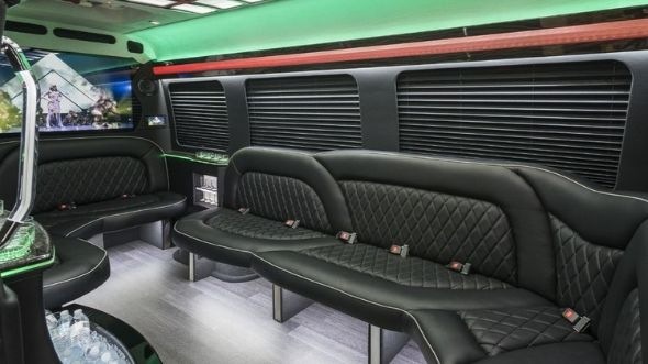 la mirada sprinter limo rental inside